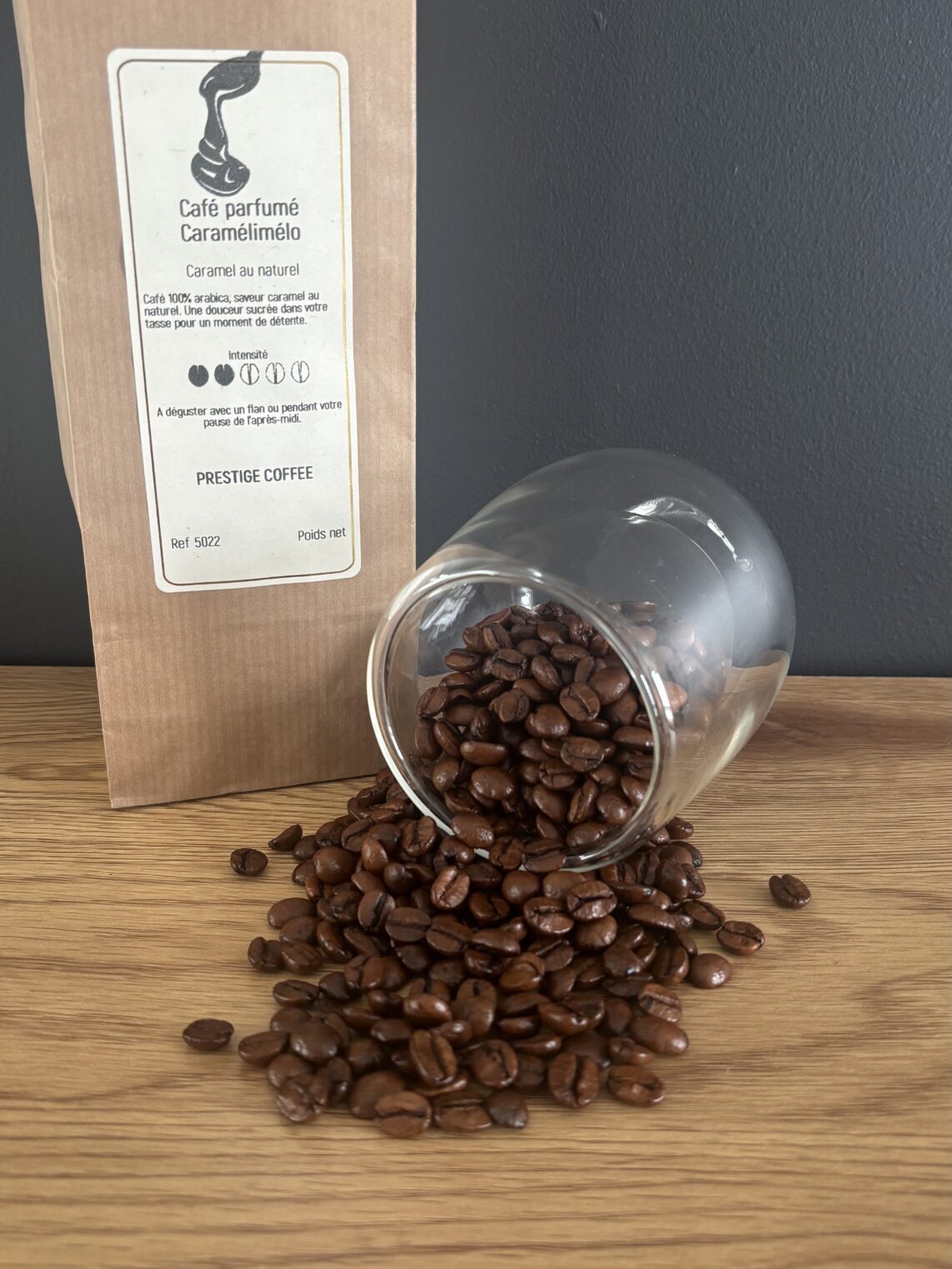 Caramelimelo - Café grains parfumés - 250g