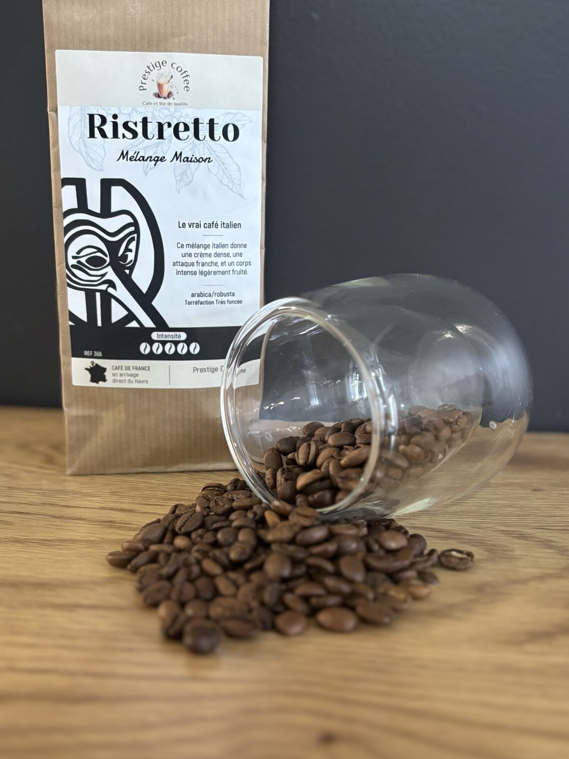 Café en grains Mélange Italien Ristretto 80% Arabica 20% Robusta