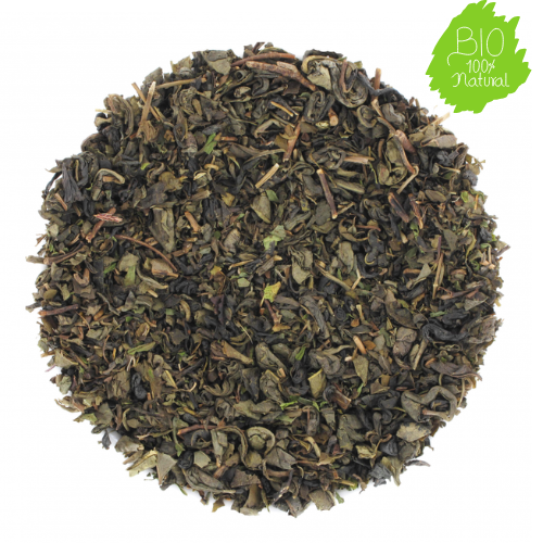 Thé vert menthe "Le souffle du Grizzli BIO" - 100g