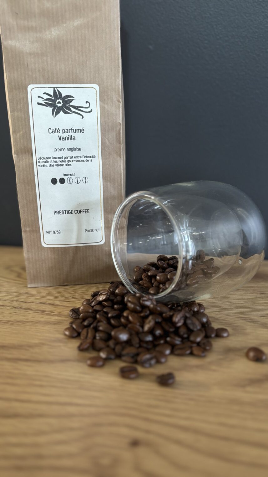 Vanille - Café grains parfumés - 250g